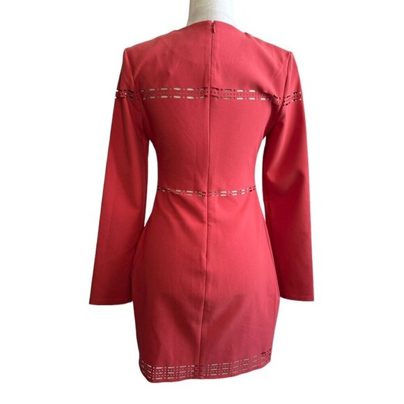 Likely Solace Mini Dress NWT $228 Eyelet Accent Bittersweet Orange Women's Sz 6 - Picture 11 of 13